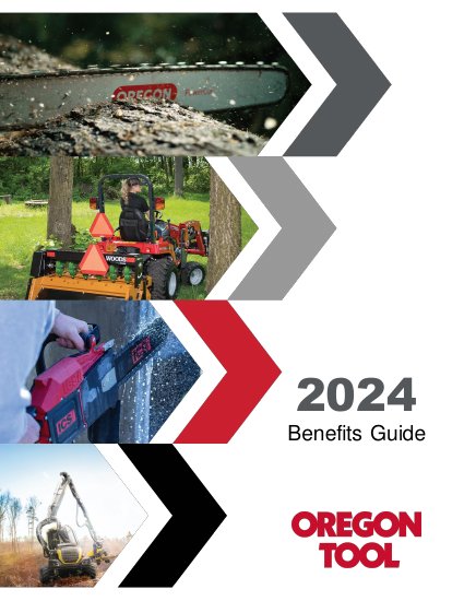 2024 Oregon Tool Benefits Guide   Cover 